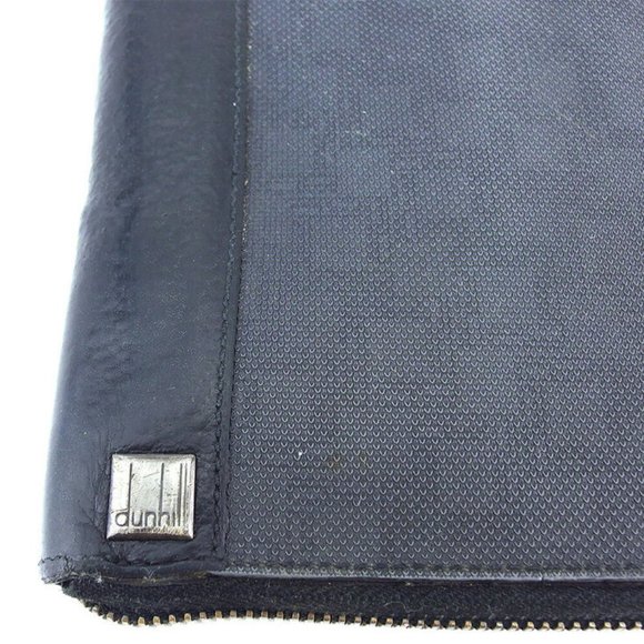 Dunhill wallet canvas �~ leather Authentic used - Picture 5 of 8